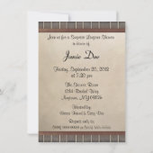 サプライズブライダル（ランジェリー）シャワー招待状 招待状 (裏面)