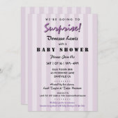 サプライズベビーシャワー　男女兼用招待状 招待状 (正面/裏面)