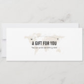 サプライズベルリン飛行機ボーディングパスチケット 招待状 (裏面)