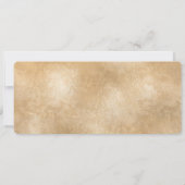 サプライズボーディングパスチケットキャンピングウィークエンド 招待状 (裏面)