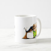 サプライズミーエアデールウェルシュテリア コーヒーマグカップ (正面右)