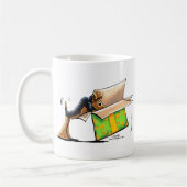 サプライズミーエアデールウェルシュテリア コーヒーマグカップ (左)