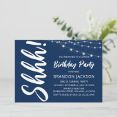 サプライズモダンバースデーパーティー 招待状 (スタンド正面)