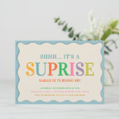 サプライズモダンバースデーパーティー 招待状 (スタンド正面)