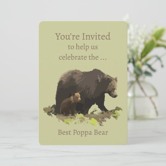 サプライズリタイア最高のポパエバーおもしろいベア 招待状 (スタンド正面)