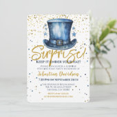 サプライズ保誕生日あなたの帽子の下 招待状 (スタンド正面)