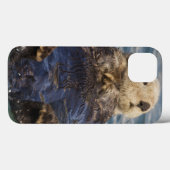 サプライズ入り江の氷山で遊ぶラッコ Case-Mate iPhoneケース (裏面 (横))