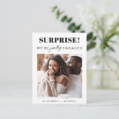 サプライズ写真エンゲージメント 案内ポストカード (スタンド正面)