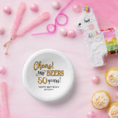 サプライズ応援とビール誕生日パーティー ペーパーボウル (パーティー)