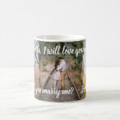サプライズ提案隠し結婚する私の写真モーフィング モーフィングマグカップ (中央)