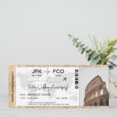 サプライズ搭乗パストリップチケット先 招待状 (スタンド正面)