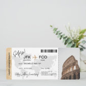 サプライズ搭乗パストリップチケット先 招待状 (スタンド正面)