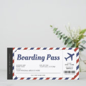 サプライズ搭乗券 飛行機ギフトチケット (スタンド正面)