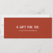 サプライズ演劇チケットギフト証明書テンプレート 招待状 (裏面)