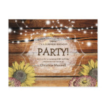 サプライズ素朴ひまわり80番誕生日はがき