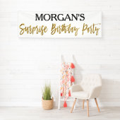 サプライズ誕生日パーティバナー 横断幕 (インサイチュ)