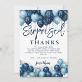 サプライズ誕生日パーティーありがとう サンキューカード (正面)