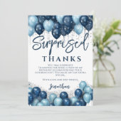 サプライズ誕生日パーティーありがとう サンキューカード (スタンド正面)