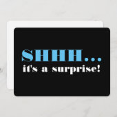 サプライズ誕生日パーティーだ 招待状 (正面/裏面)