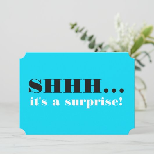 サプライズ誕生日パーティーだ 招待状 (スタンド正面)