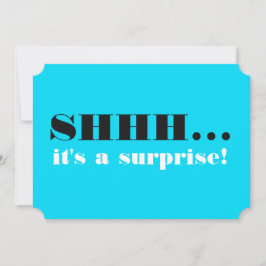 サプライズ誕生日パーティーだ 招待状