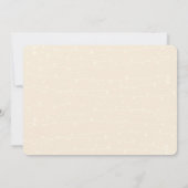 サプライズ誕生日パーティーの招待状(ゴールド) 招待状 (裏面)