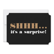 サプライズ誕生日パーティーの招待状 崖っぷちのサプライズ 