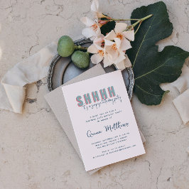 サプライズ誕生日パーティー招待状 招待状