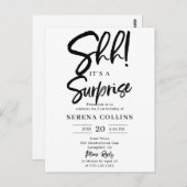 サプライズ誕生日ブラシ書道 ポストカード (正面/裏面)