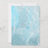 サプライズ誕生日プールパーティー夏 招待状 (裏面)