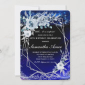 サプライズ誕生日招待状テンプレート 招待状 (正面)