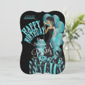 サプライズ誕生日招待状、クラシー·ガールズ·パーティー 招待状 (スタンド正面)