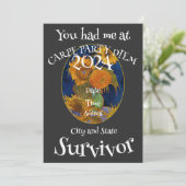 サプライズ誕生日祭りブロック2024パーティー 招待状 (スタンド正面)