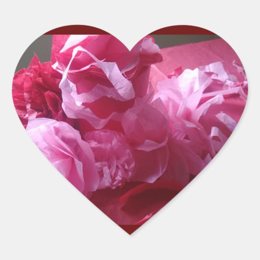 サプライズ誕生日美しいフローラハートシール ハートシール (正面)