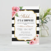 サプライズ誕生日40th、50th、60th誕生日パーティー 招待状 (スタンド正面)