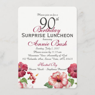 サプライズ誕生日 招待状