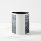 サプライズ遊インレットで氷山の上に海のオーター マグカップ (中央)