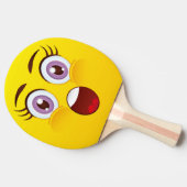 サプライズ顔 卓球ラケット (横)