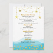 サプライズ魔法使いプールパーティー 招待状 (裏面)