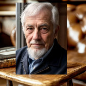 サプライズ100誕生日ネイビーブルー金ゴールドバルーン 招待状