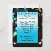 サプライズ13th誕生日パーティー 招待状 (裏面)