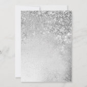 サプライズ15周年結婚記念日 - シルバー 招待状 (裏面)