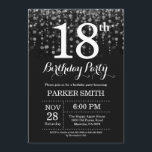 サプライズ18誕生日招待状シルバーグリッター 招待状<br><div class="desc">驚きの18誕生日の招待状シルバーの文字列のライトと背景の銀のグリッター。シルバー誕生日。大人誕生日。男性または女性のBday招待状。第15回16回18回20回21回30回50回70回80回90回100回、年齢は問わない。さらにカスタマイクリックズを行う場合はカスタマイズ、「IT」ボタンをクリックし、このテンプレートを変更するために当社のデザインツールを使用する。</div>