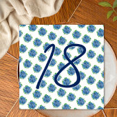 サプライズ18thバースデーパーティー青紫陽花 招待状