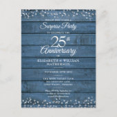 サプライズ25周年 ブルーラスティックハーツ ポストカード (正面)