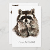 サプライズ30歳の誕生日パーティーおもしろいシーラクーン 招待状 (正面/裏面)