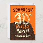 サプライズ30歳グランジの絵を描バースディップC732AB 招待状 (正面)