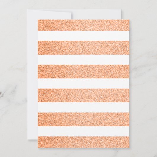 サプライズ30th誕生日ディナーアプリコットフローラパーティー 招待状 (裏面)