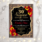 サプライズ30th誕生日 – ひま素朴し花 招待状