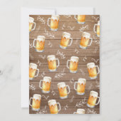 サプライズ40th誕生日チョーク素朴ボード 招待状 (裏面)